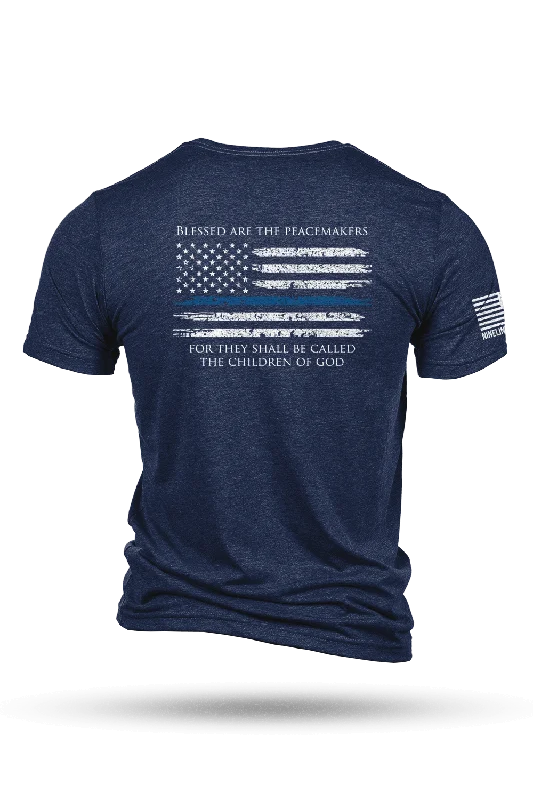 Price Cut Thin Blue Line - Tri-Blend T-Shirt