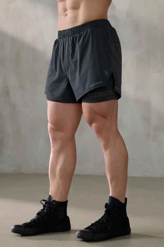 Exclusive Deal V_LYTE 5" 2-IN-1 SHORTS - Dark Gray