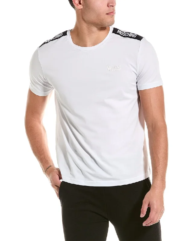 Super Bargain Moschino Logo Tape T-Shirt