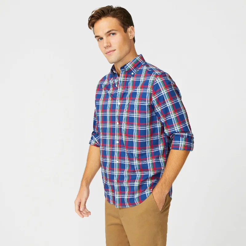 Today’s Deal Nautica Mens Big & Tall Classic Fit Wrinkle-Resistant Plaid Shirt