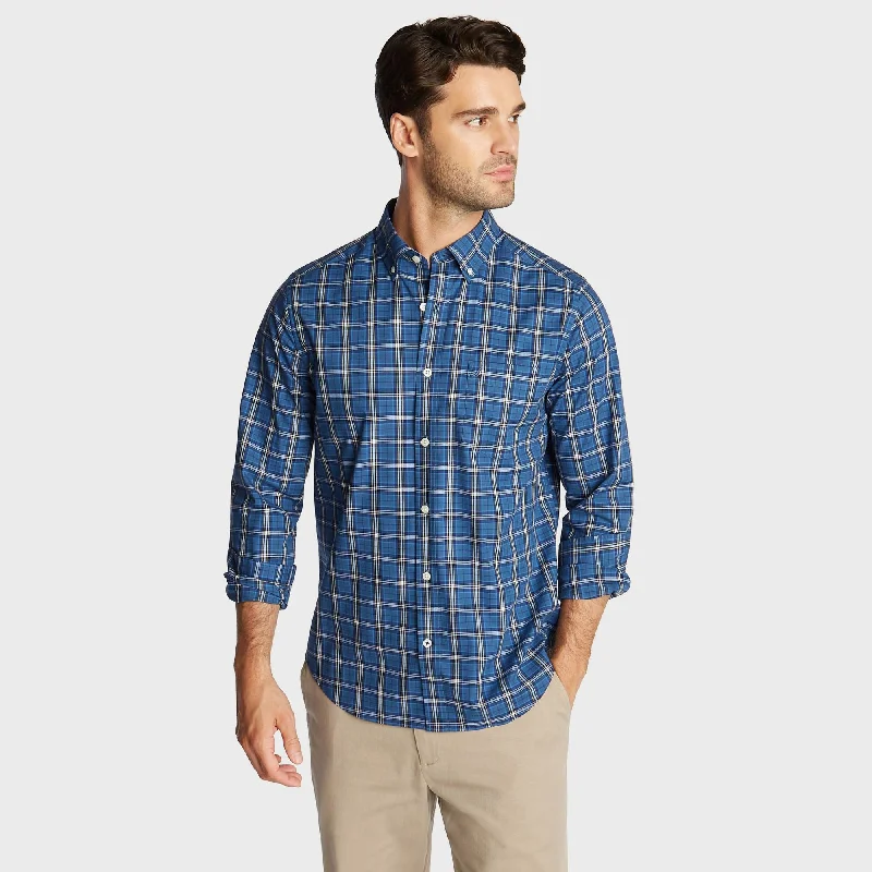 Special Price Nautica Mens Big & Tall Stretch Poplin Plaid Shirt
