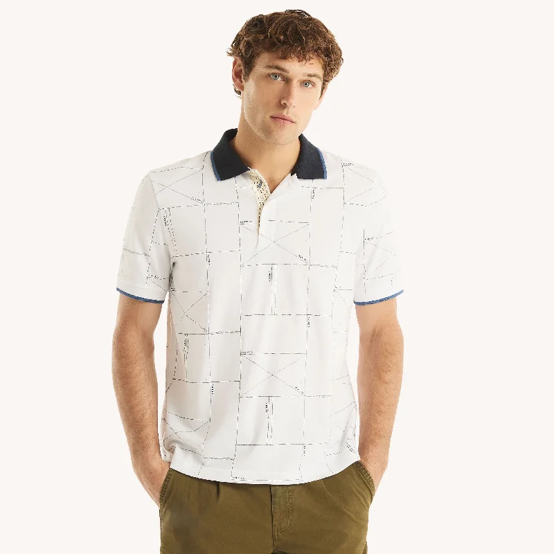 Weekend Flash Sale Nautica Mens Classic Fit Printed Polo