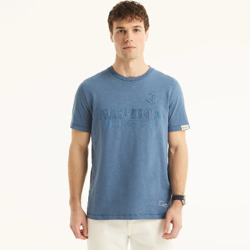 Discount Mania Nautica Mens Nautica Jeans Co. Sustainably Crafted Crewneck T-Shirt