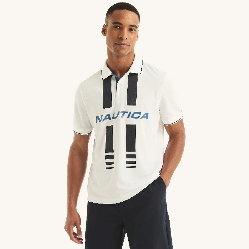 Warehouse Sale Nautica Mens Navtech Sustainably Crafted Colorblock Classic Fit Polo