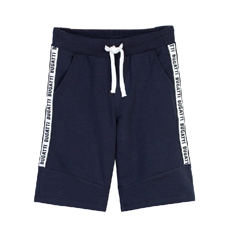 Extra Savings Navy Logo Tape Shorts