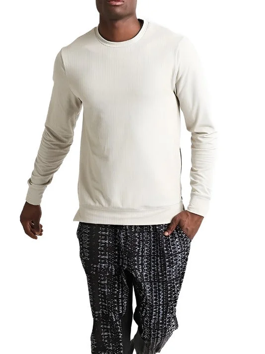 Extra Discounts Last Chance! Onzie Hot Yoga Mens Crew Neck Long Sleeve 703 Khaki