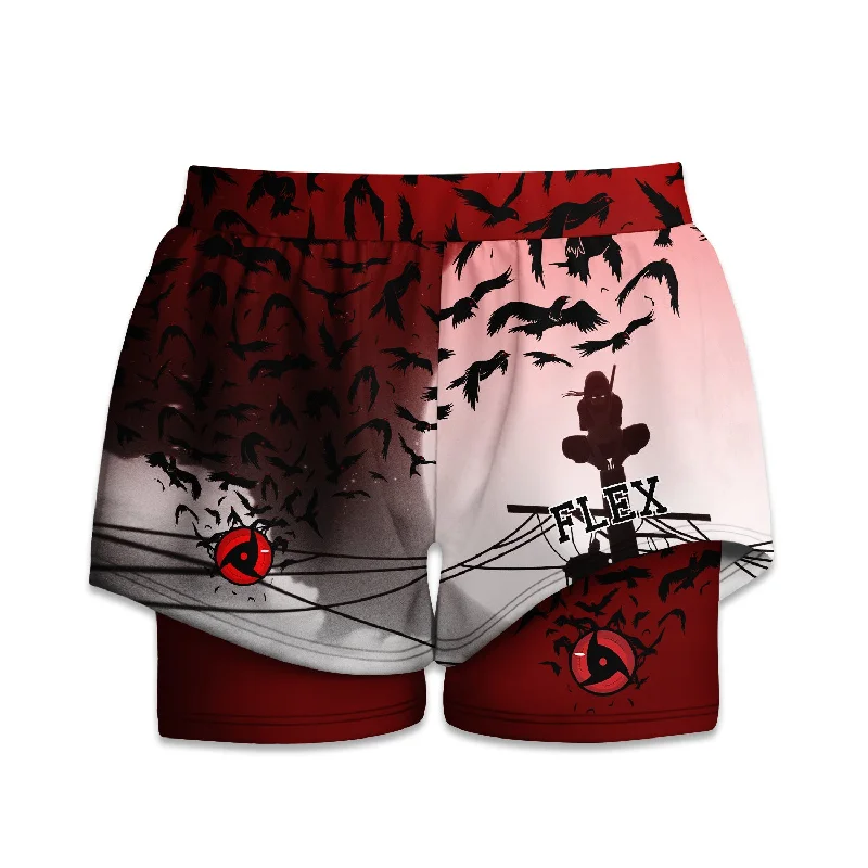 Discount Deals Printed Liner Short - Mangekyo