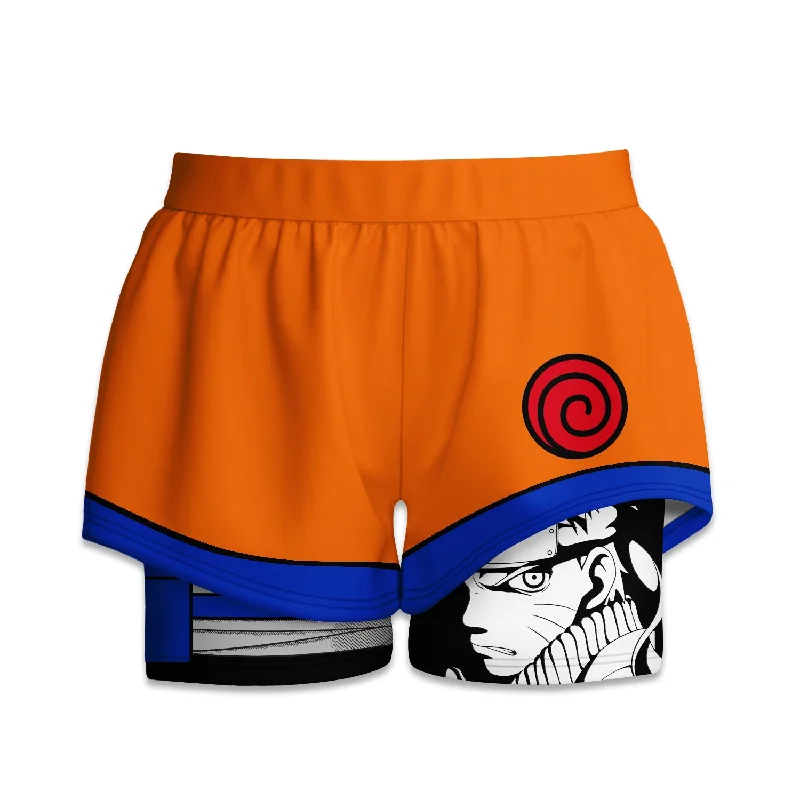 Daily Deals Printed Liner Short - Uzumaki