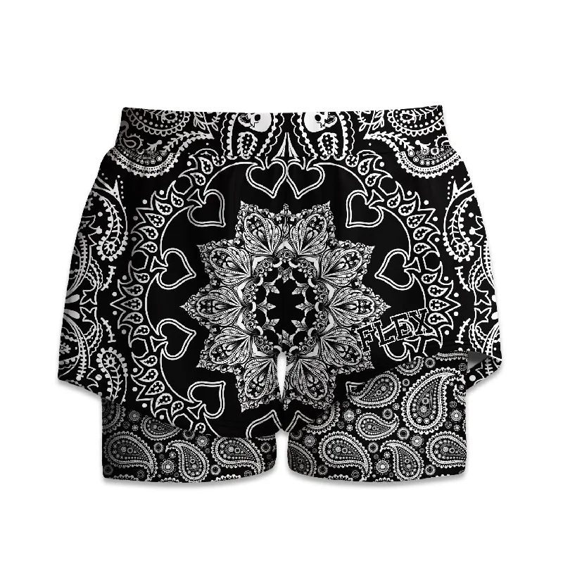 Lowest Prices Printed Liner Shorts - Paisley Pattern