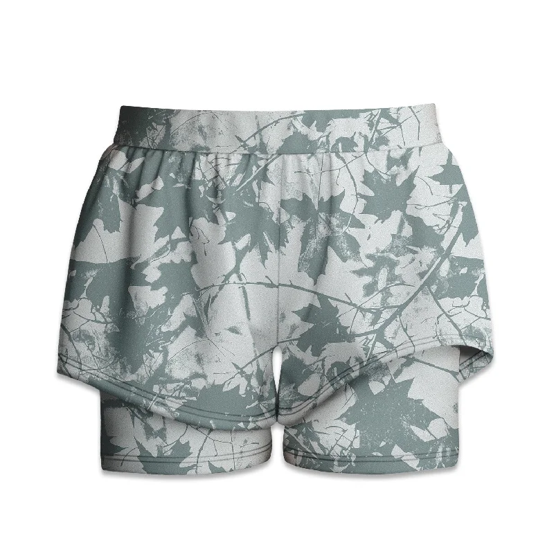 One-DAY Sale Printed Liner Shorts - Silhouette Maple Leaves