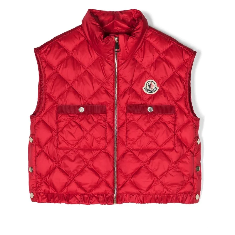 Buy More, Save More Red Garonna Quilted Down Gilet