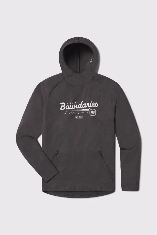 Crazy Deals Script Stealth Hoodie Charcoal