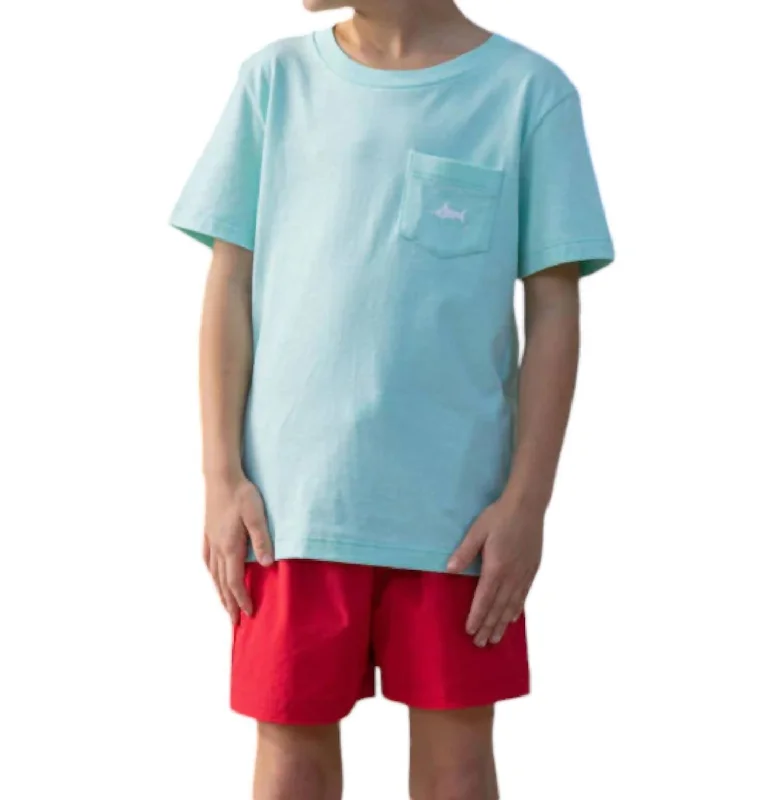 The Best Prices Snapper Pocket Tee In Mint