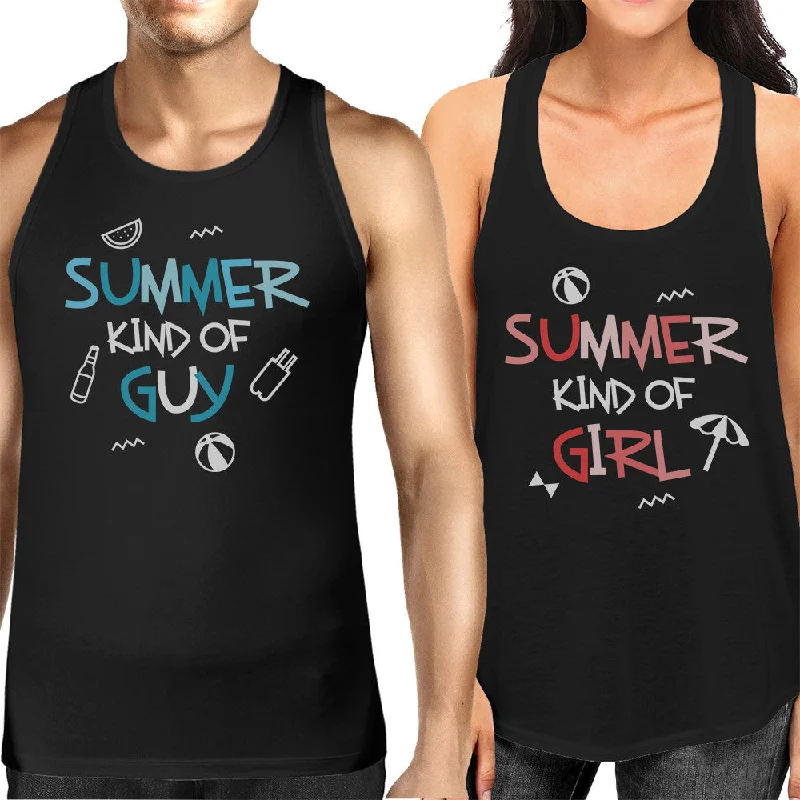 Price Rollback Summer Kind Of Girl And Guy Funny Design Matching Couple Tank Tops