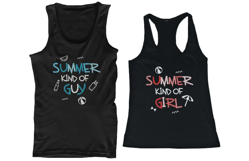 Blowout Deals Summer Kind of Guy & Girl Matching Couple Tank Tops