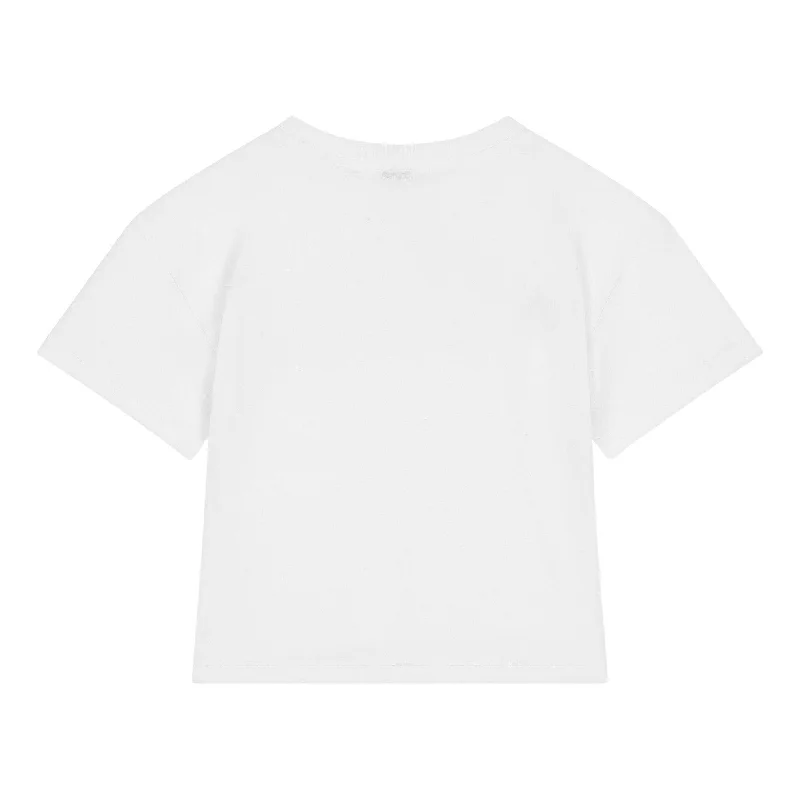 Hot Deal White Logo T-Shirt