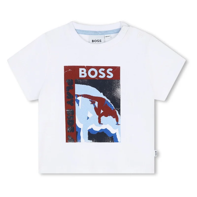 Daily Deals White Short Sleeve T-Shirt