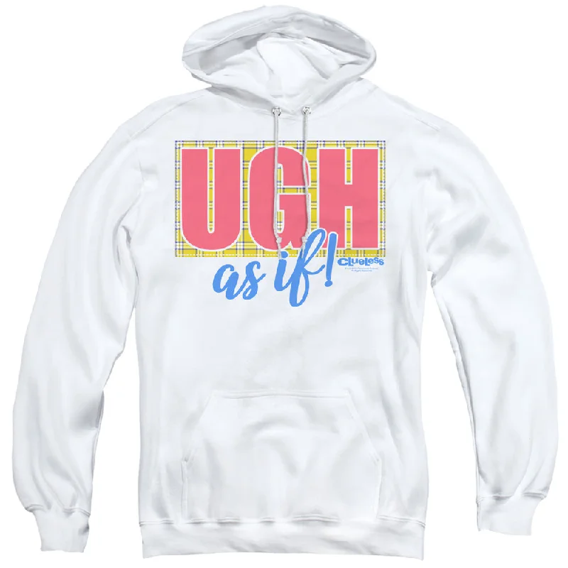 Price Reduction Clueless Hoodie Ugh As If White Hoody