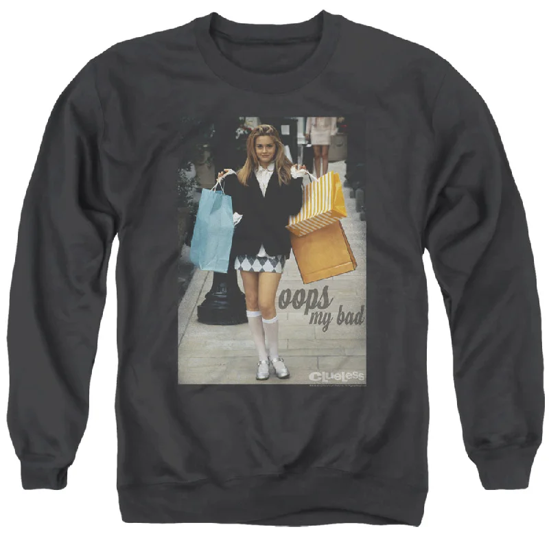 Instant Discount Clueless Sweatshirt Cher Oops My Bad Black Pullover