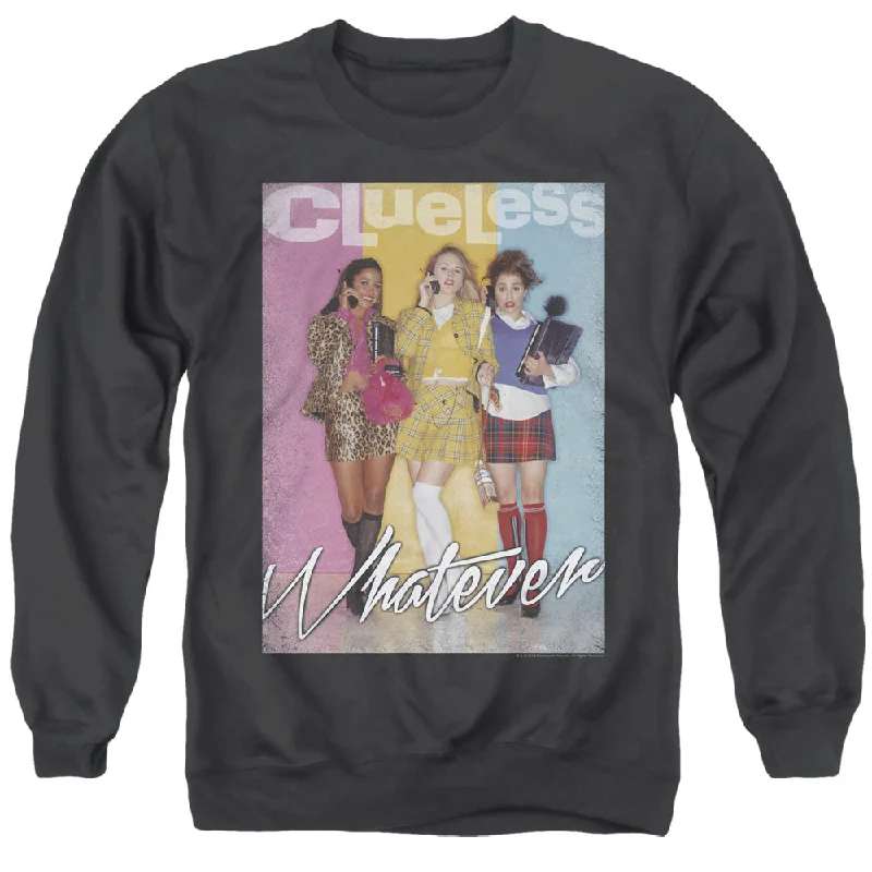 Weekend Deal Clueless Sweatshirt Whatever Black Pullover