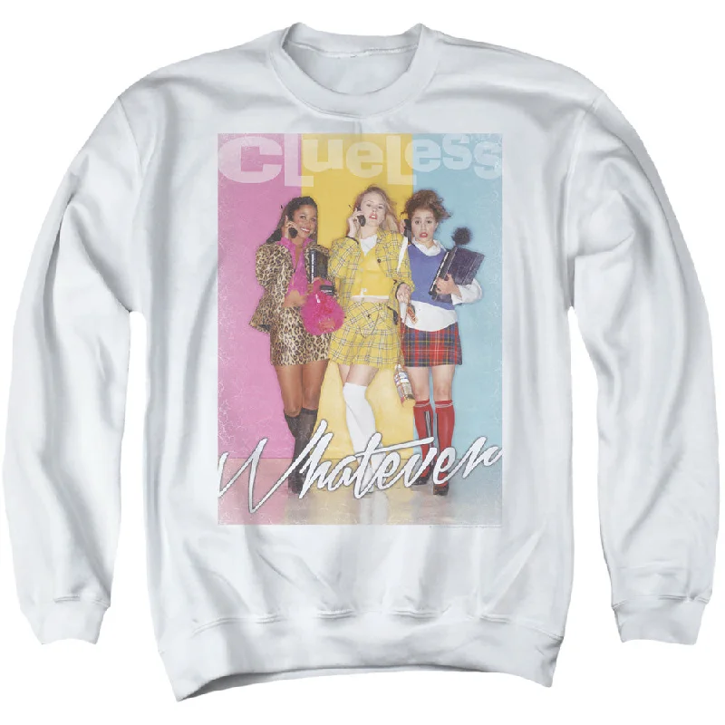 Reduced Prices Clueless Sweatshirt Whatever White Pullover