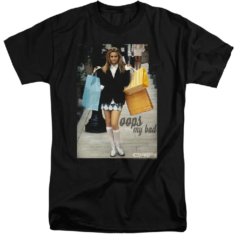Limited Availability Clueless Tall T-Shirt Cher Oops My Bad Black Tee