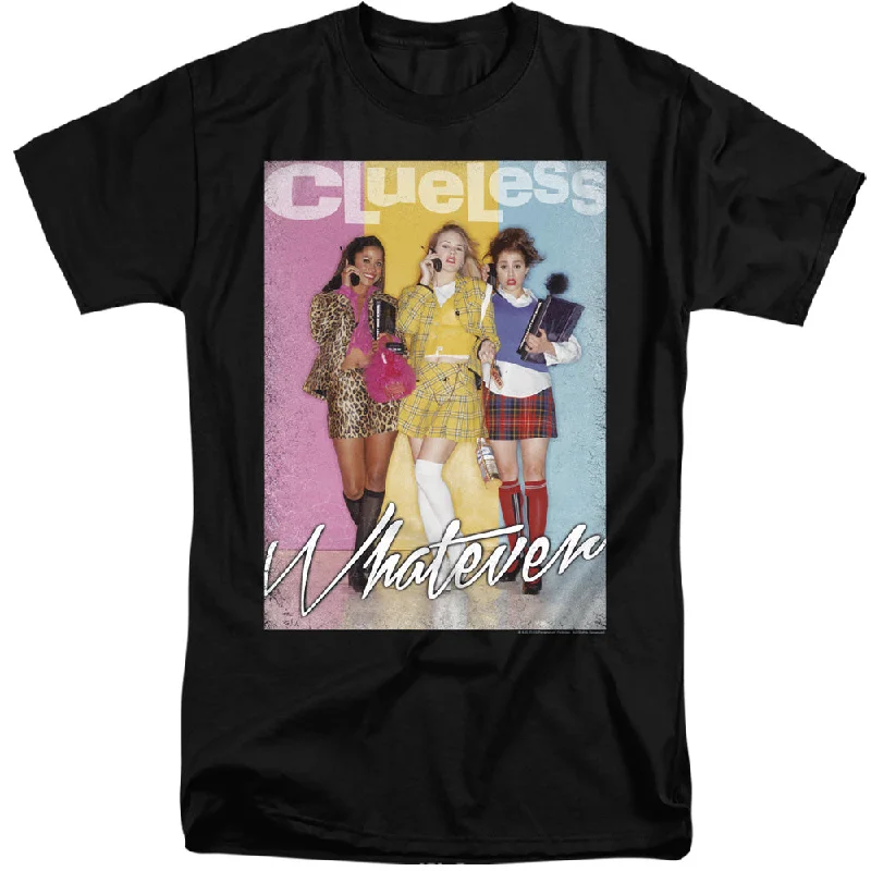 Act Now Clueless Tall T-Shirt Whatever Black Tee