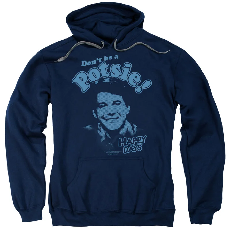 Final Clearance Happy Days Hoodie Don't Be a Potsie Navy Hoody