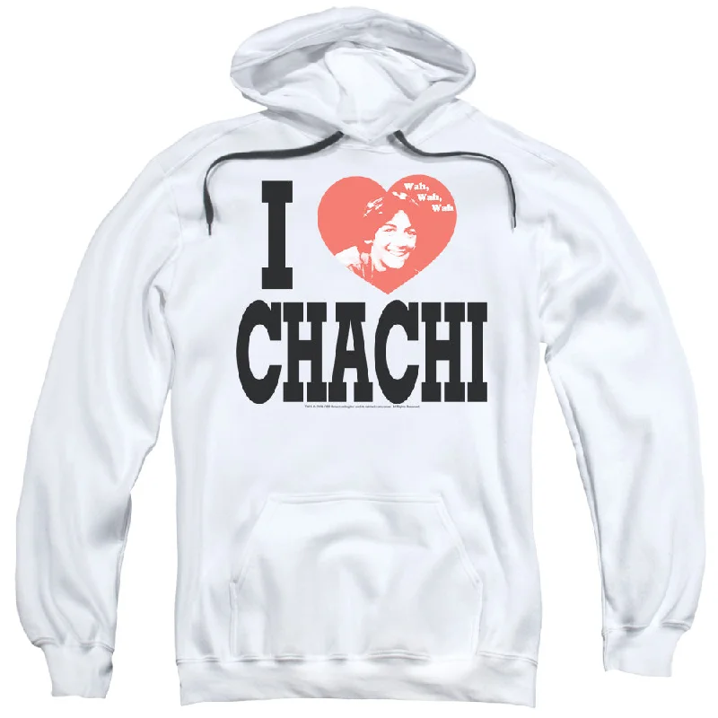 Weekend Deal Happy Days Hoodie I Love Chachi White Hoody