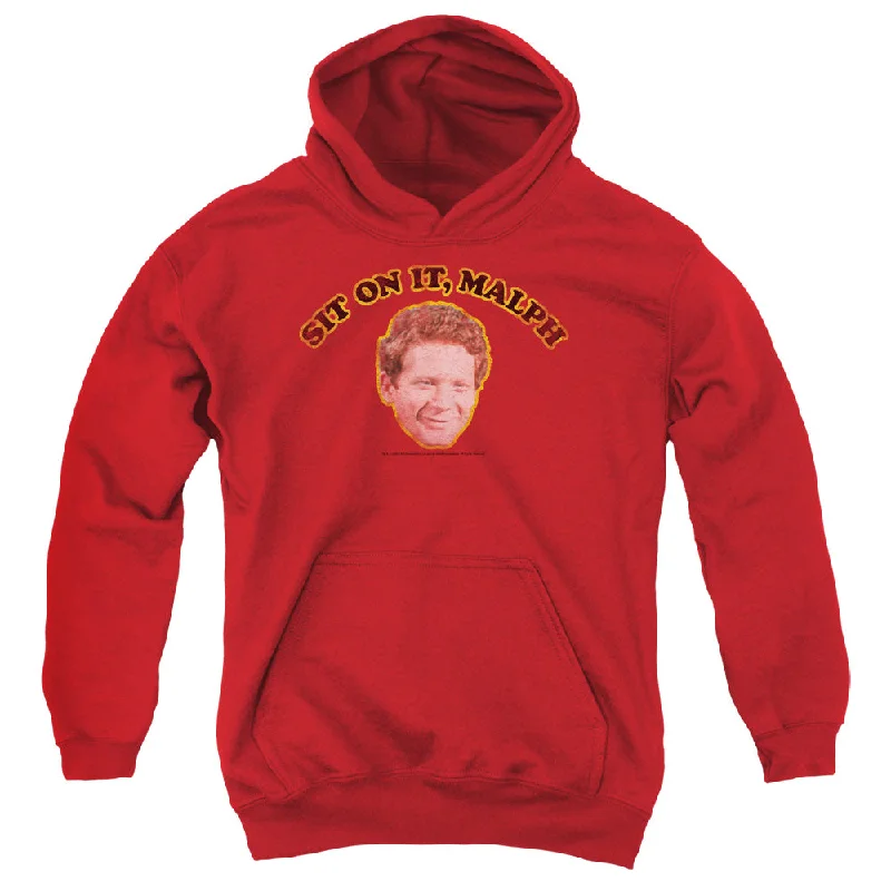 Warehouse Sale Happy Days Kids Hoodie Sit On It Malph Red Hoody