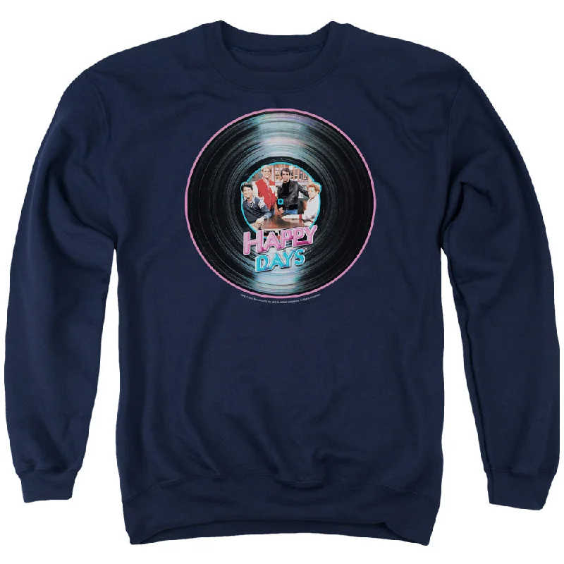 Get It Before It’s Gone Happy Days Sweatshirt Record Navy Pullover