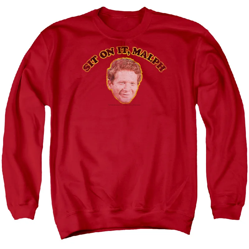 Loyalty Reward Happy Days Sweatshirt Sit On It Malph Red Pullover