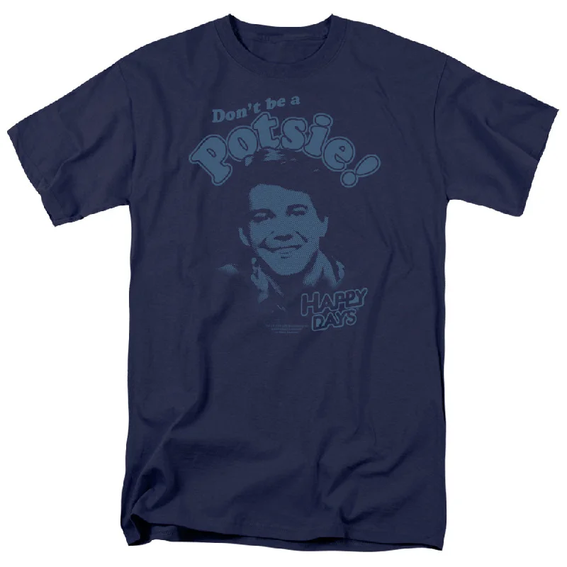 Markdowns Happy Days T-Shirt Don't Be a Potsie Navy Tee