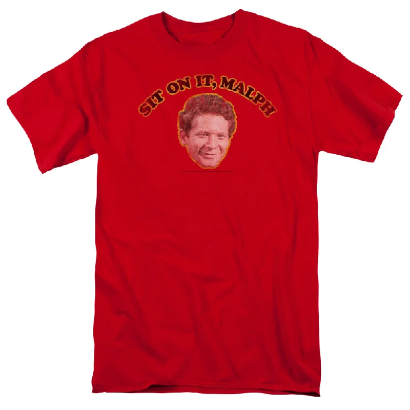 Mega Deal Happy Days T-Shirt Sit On It Malph Red Tee