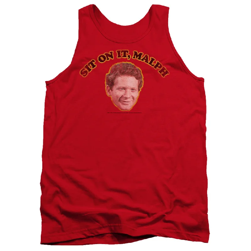 Super Sale Happy Days Tanktop Sit On It Malph Red Tank