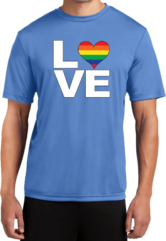 Exclusive Deal LGBT Moisture Wicking T-shirt Gay Pride Love