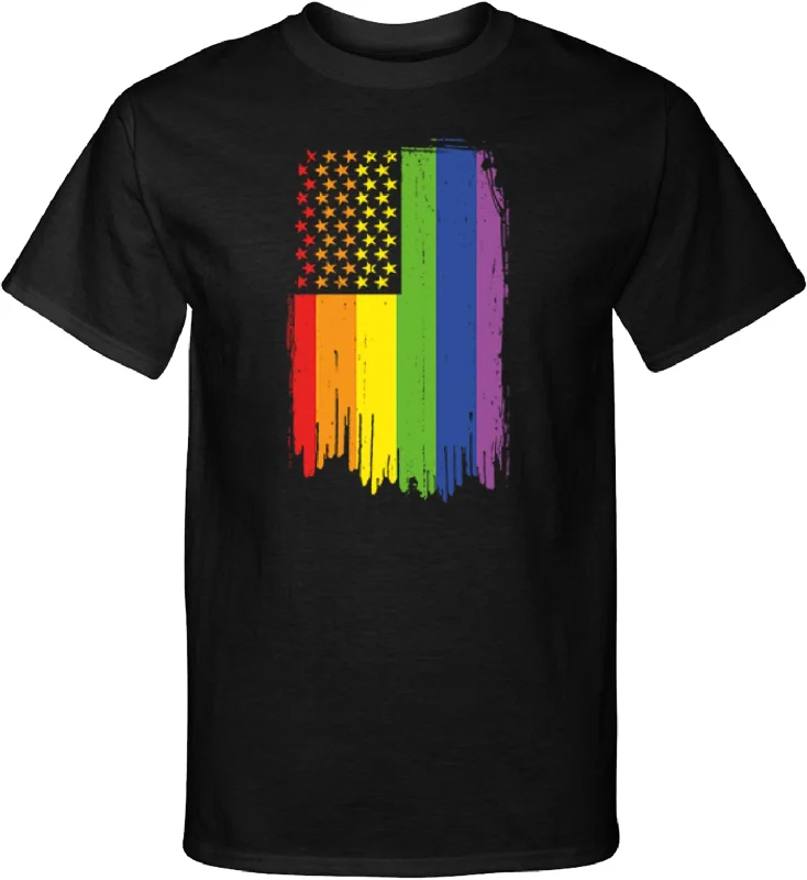Buy More, Save More LGBT Tall T-shirt Gay Pride Flag