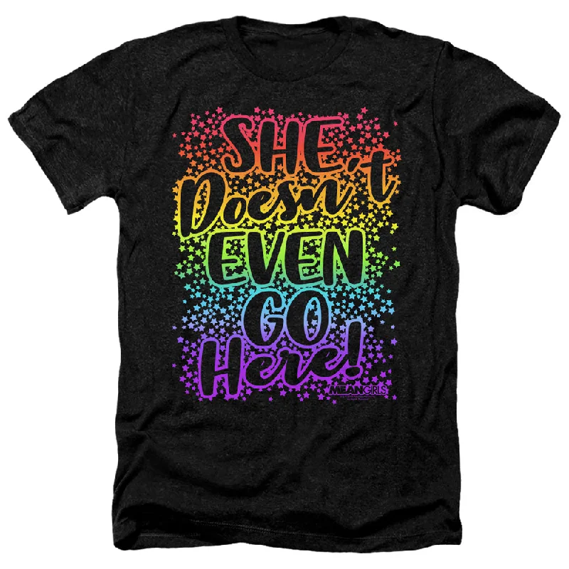 Online Specials Mean Girls Heather T-Shirt Doesn't Go Here Black Tee