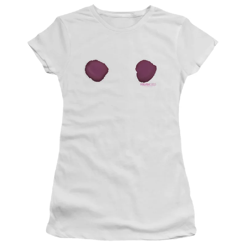 Unmissable Offer Mean Girls Juniors T-Shirt Imitating Reginas Cut Shirt White Tee