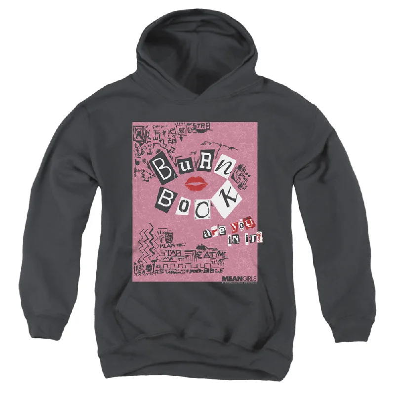 Huge Savings Mean Girls Kids Hoodie Burn Book Black Hoody