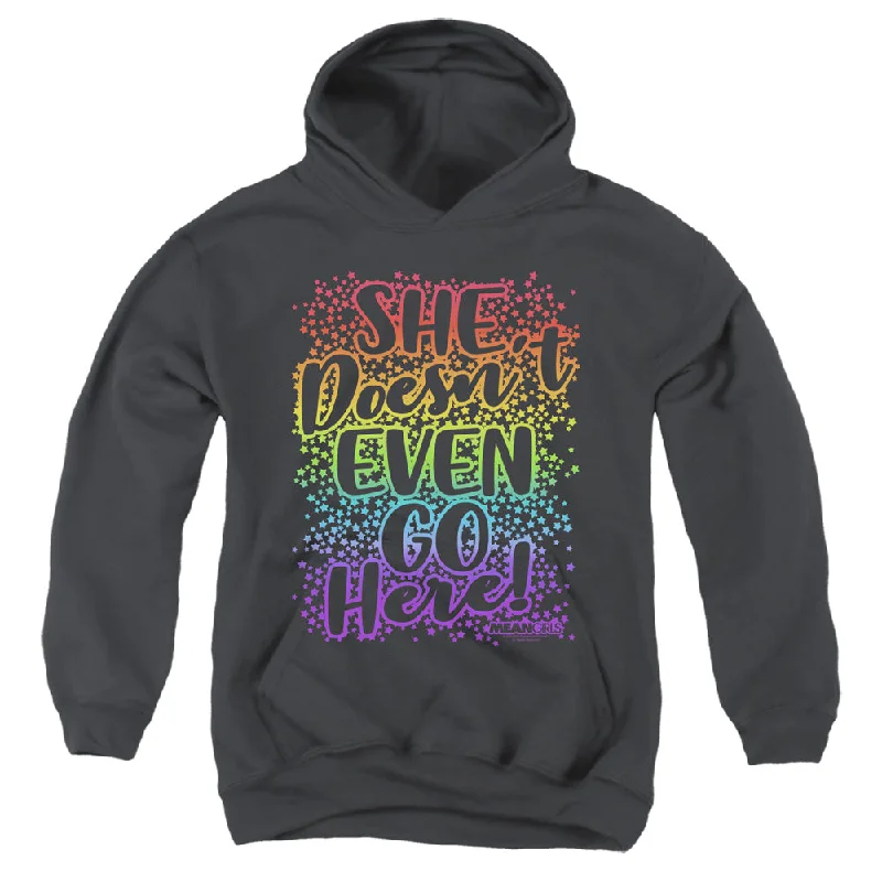 Can't Miss Mean Girls Kids Hoodie Doesn't Go Here Black Hoody