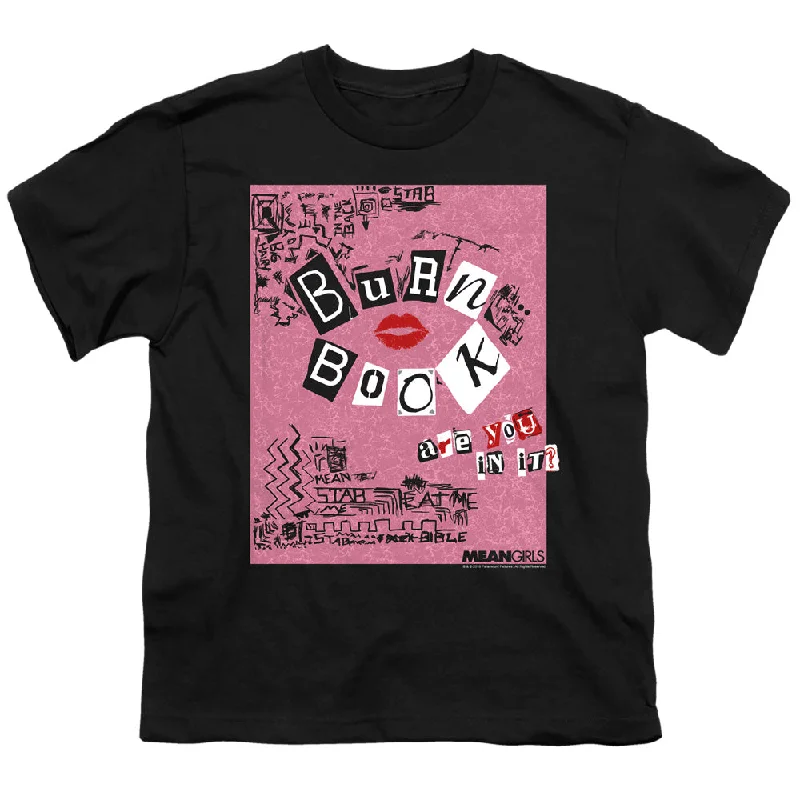 Special Savings Mean Girls Kids T-Shirt Burn Book Black Tee