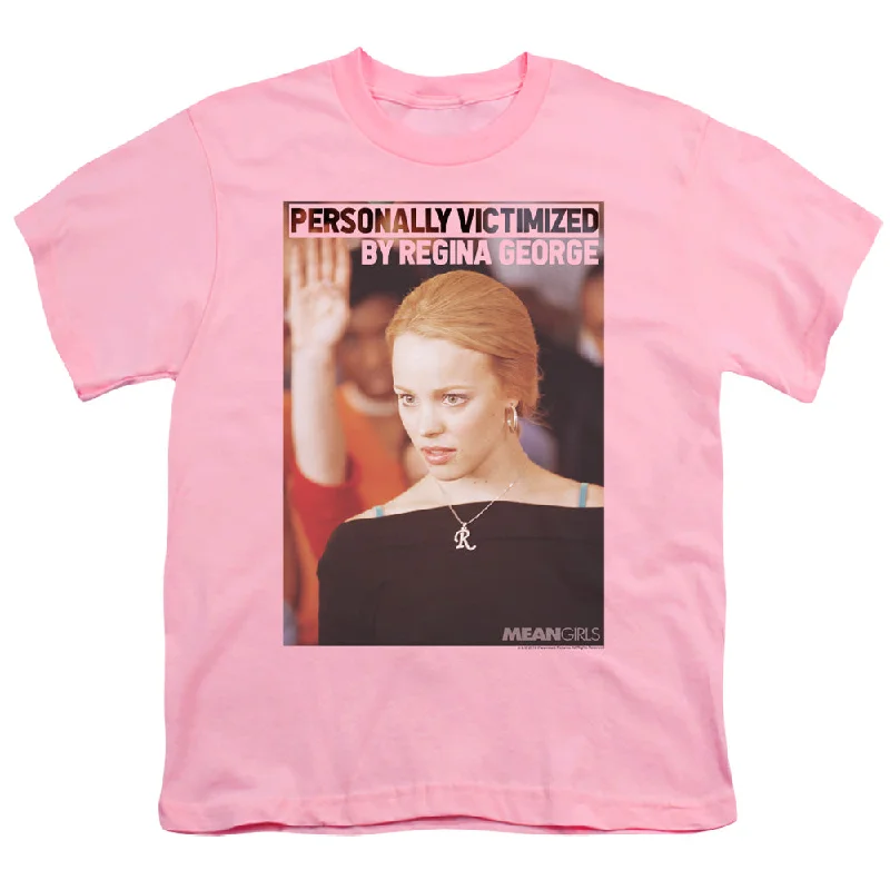 New Markdowns Mean Girls Kids T-Shirt Regina George Victim Pink Tee