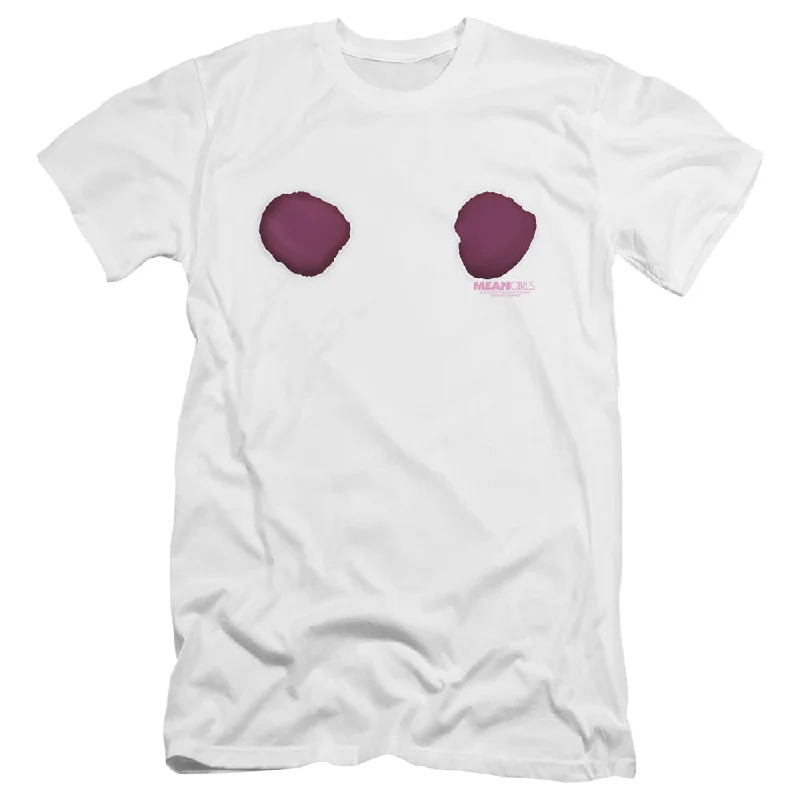Weekend Deal Mean Girls Slim Fit T-Shirt Imitating Reginas Cut Shirt White Tee