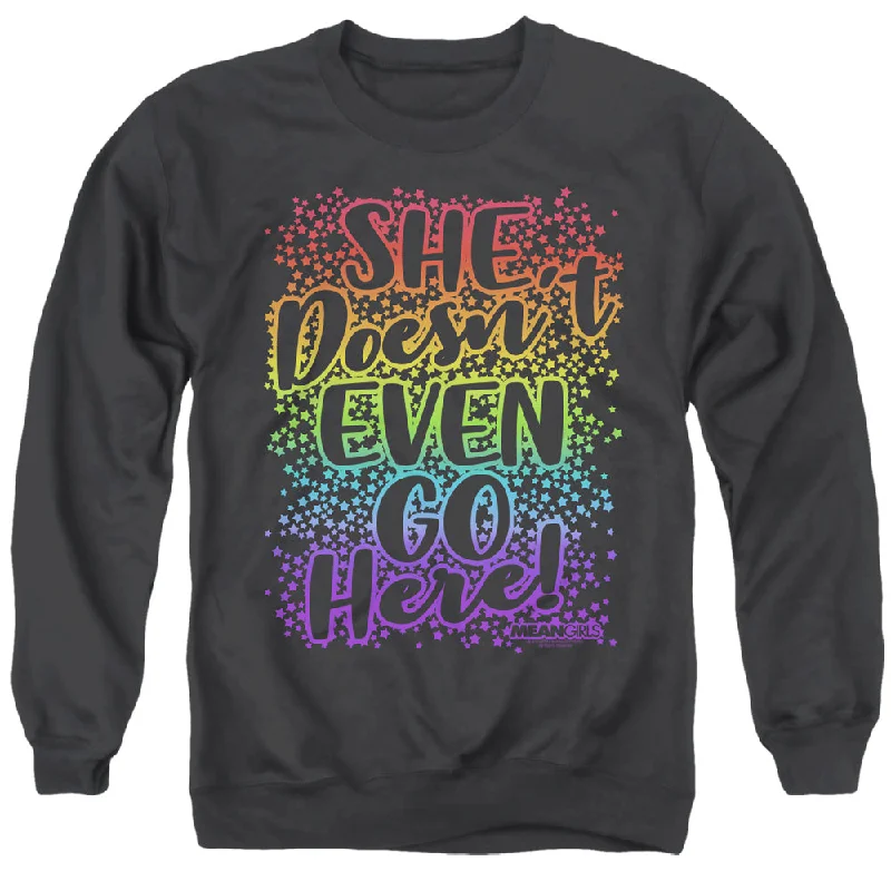 One-DAY Sale Mean Girls Sweatshirt Doesn't Go Here Black Pullover