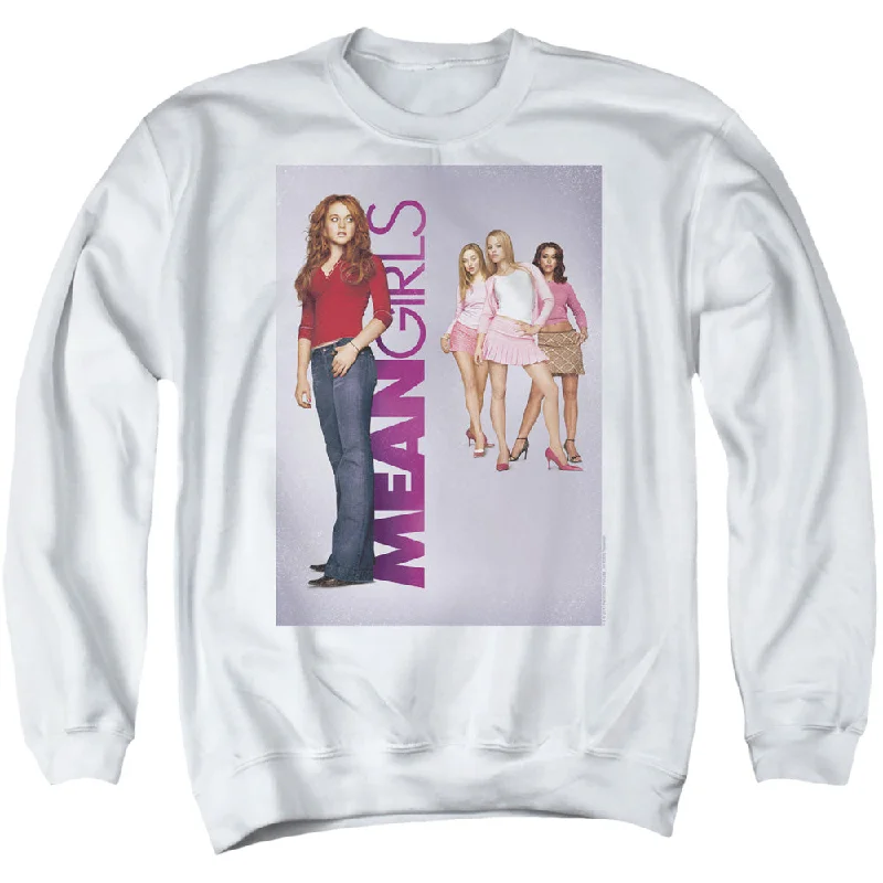 Midnight Madness Mean Girls Sweatshirt Movie Poster Artwork White Pullover
