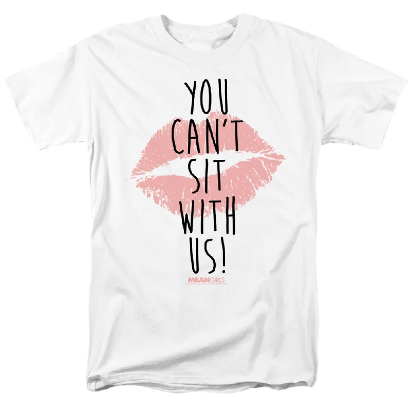 Year-End Clearance Mean Girls T-Shirt Can't Sit With Us White Tee