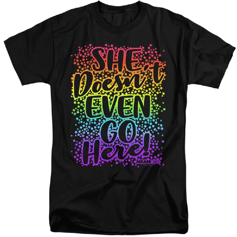 Fantastic Deals Mean Girls Tall T-Shirt Doesn't Go Here Black Tee