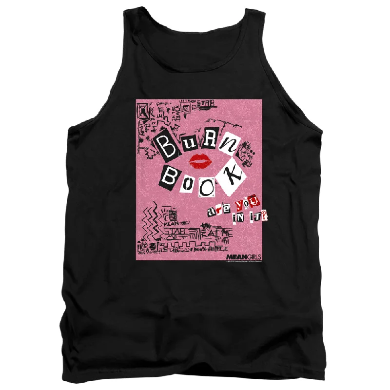 Great Bargains Mean Girls Tanktop Burn Book Black Tank