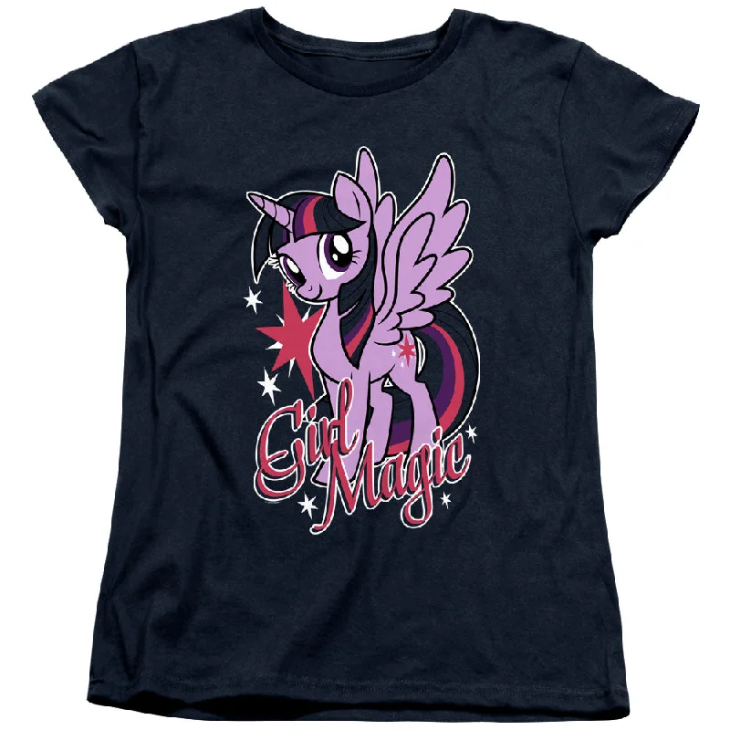 Discount Days My Little Pony Womens T-Shirt Girl Magic Navy Tee